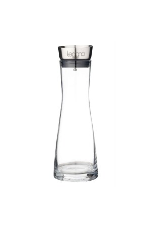Vtr707crf01 Vetro Glass Jug 1.0lt Steel Cap VTR707CFR01 - Leggno