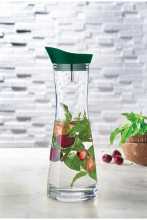 Vtr708crf01gn Vetro Glass Jug 1,0lt Green Cap LE-VTR708CRF01GN - Leggno