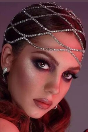 ملحقات الرأس من الحجر من قبل العروسة الشريط الشعر بعد الحفلة - Heviss