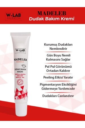 MNZ-W-lab Madeleb كريم رعاية الشفاه - W-Lab Kozmetik