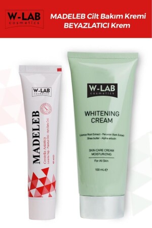 W-Lab Whitening Cream 100 Ml and W-Lab Madeleb Cream 40 Ml Whitening veMadeleb01 - W-Lab Kozmetik