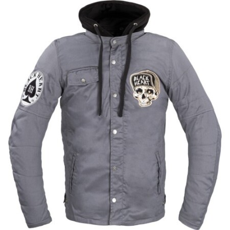 W-TEC Black Heart Garage Built Herrenjacke - Grau - W-TEC