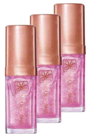 Wahres nährendes Lippenöl 7 ml. Schimmerndes Blütenblatt-Dreierset - Avon