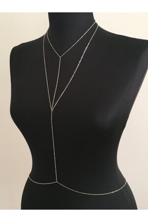 Waist And Halter Neck Body Accessory Body Necklace Body Chain Waist Chain - Classy