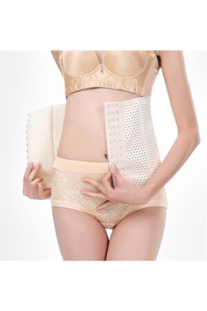 Waist Slimming Shaper Belly Shaper Steel Underwire Perforated Fabric Women's Corset - Lila Korse