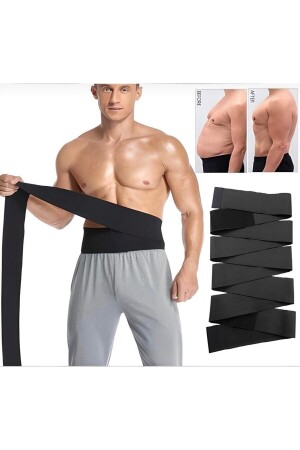 Waist Wrapped Slimming Slimming 5 Meter Long Waist Wrapped Corset Belt GKSFHS58695534038 - SAUNA SUIT