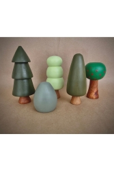 Waldorf 5-Piece Natural Wooden Tree Play Set Baby Kids Room Decor Photo DRAAOS5li181122 - DORU