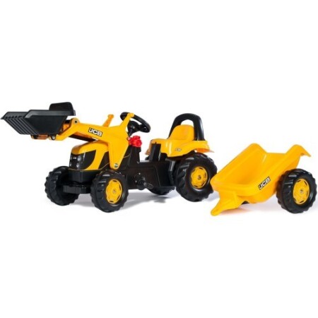 Walk-behind tractor with bucket RollyKid JCB - RollyToys