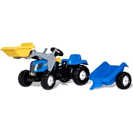 Walk-behind tractor with bucket RollyKid NEW HOLLAND - RollyToys