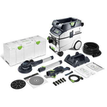 Wall and ceiling sander and vacuum cleaner set FESTOOL PLANEX LHS 2 225 EQI/CTL - FESTOOL