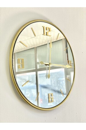 Wall Clock Glorya Gold Wall Clock Mirrored Wall Clock TYCR3WGBZN168971015876351 - MGS GROUP