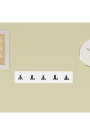 Wall Hanger Behind the Door Hallway Kitchen Bathroom Hanger Multi-Purpose Shelf Hanger Key Holder HAN1002 - HANAHŞAP