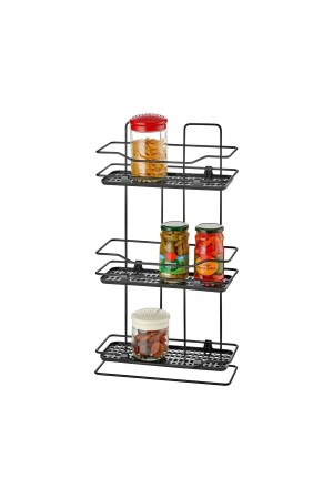 Wall Mounted Modern Kitchen Spice Rack 2 Tiers lzr2541 - Lalezar