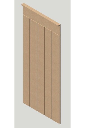 Wall Panel 45 Cm Width X 105 Cm Raw MDF Wall Panel (10 Mm Thickness) - Rafhomestore