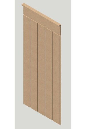 Wall Panel 54 Cm Width X 105 Cm Raw MDF Wall Panel (10 Mm Thickness) - Rafhomestore
