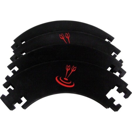 Wall protector Dartboard Catchring Black, 4pcs - Karella