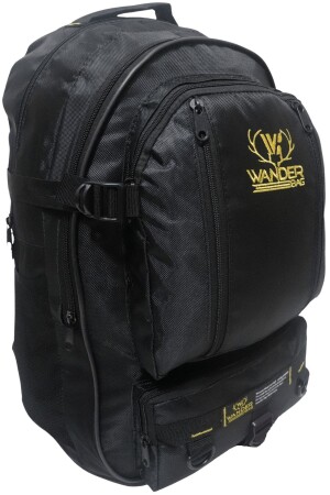 Wander 50 Liter Schwarz Multi-Eye Wander-Reise-Schule-Bergsteiger-Trekking-Camper-Rucksack wander50 - Baggor