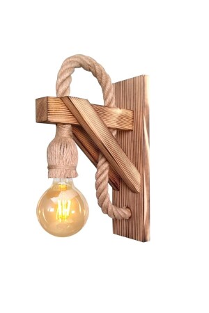 Wandleuchte aus Holz, Wandleuchte aus Holz, Wandleuchte aus Holz für Café, Hotel, Restaurant - Zümra Ahşap