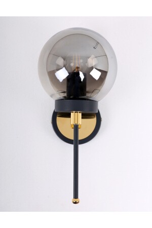 Wandleuchte aus schwarzgoldenem Rauchglas „Tokyo“. - Genel Markalar