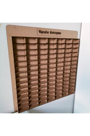 Wandregal aus 3 mm dickem Mdf-Hot-Wheels-Kinderzimmer-Spielzeugauto für 100 Fahrzeuge - Leylaser
