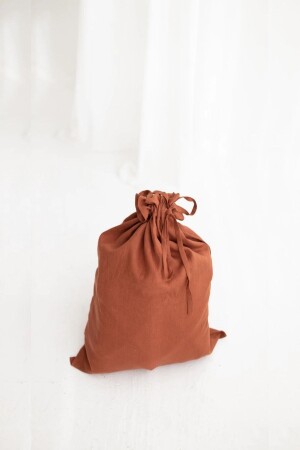Washed Flax Bread Bag, Raw Flax Bread Bag, Vegetable Bag, Fruit Bag MYLN00MS030 - miyolin