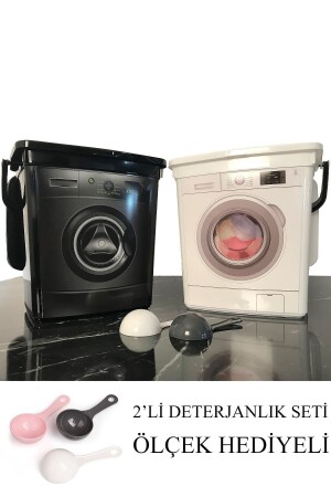 Washing Machine Appearance Detergent Dispenser Set, 6 Lt Detergent Dispenser with Scale Gift deten-2 - Entude