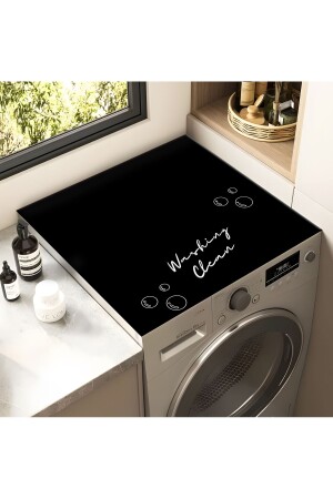 Washing Machine Dryer Cover Protection Pad Liquid Proof Mat Non-Slip Washable - Getcarpet
