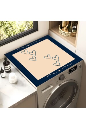 Washing Machine Dryer Cover Protection Pad Liquid Proof Mat Non-Slip Washable - Getcarpet