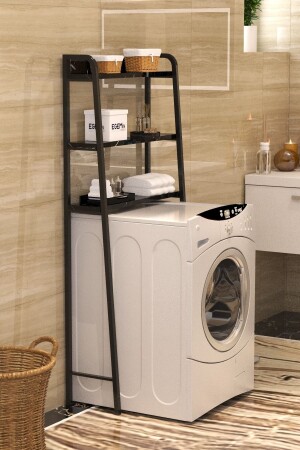 Washing Machine Drying Rack Organizer Bathroom Organizer Machine Top Shelf Organizer 1114 - EGEMEV
