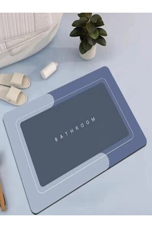 Water Absorbent Mat Stylish Design Ablution Mat Non-Slip Base Diatom - Mugi Store