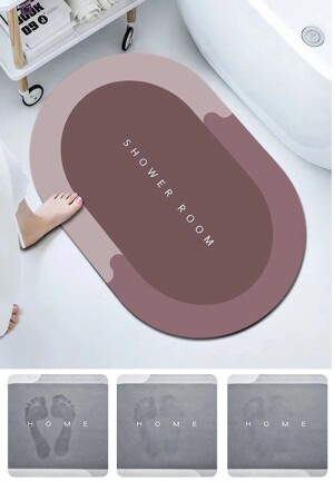 Water Absorbing Non-Slip Durable Quick Drying Bath Mat Colorful MBSEKDHKBP - Markafox