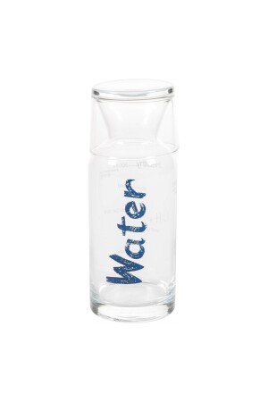 Water Blue Bedside Jug with Lid - 700 ml 236706 - Mudo Concept