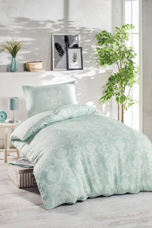 WaterGreen Single Junior Duvet Cover Set Pure Ep-017654 - Enlora Home