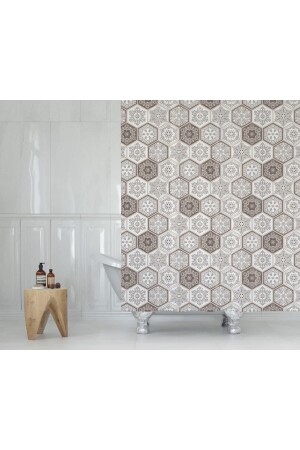 Waterproof Bath Curtain Coffee Lace Pattern Shower Curtain High Quality Bathtub Curtain 180x200cm 2345 Paisley - Tropikhome