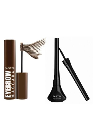 Waterproof Dipliner and Brown Eyebrow Mascara No 23 5 ml - Pastel