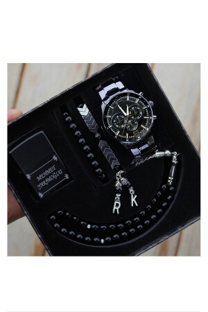 Waterproof Men's Wristwatch Lighter Prayer Beads and Bracelet Set men's style130315 - wesscollection