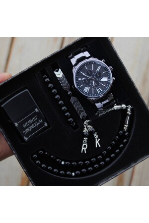 Waterproof Men's Wristwatch Lighter Prayer Beads and Bracelet Set pumared1303 - wesscollection