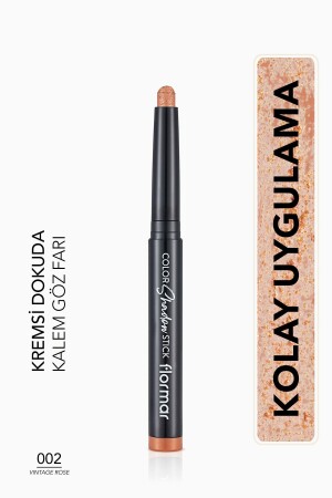 Waterproof Shimmer Pencil Eyeshadow - Color Shadow S. - 002 Vintage Rose-8682536039420 - Flormar