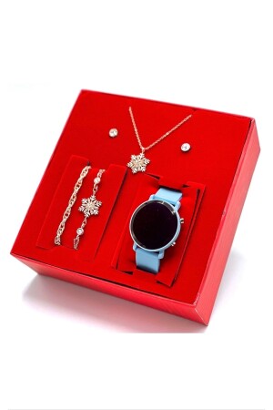 Waterproof Women's Wristwatch Necklace Bracelet And Earring Set ozg0313 - wesscollection