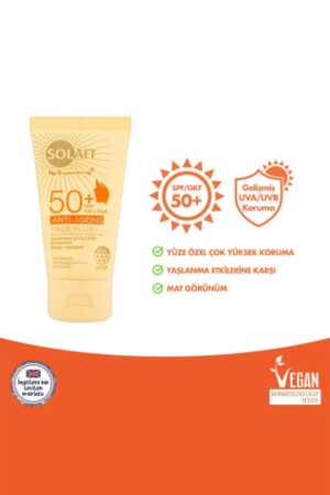 Watsons Solait Anti-Aging Facial Sun Cream 50 ml SPF50 152935 - Solait