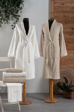 Wave Soft Family Set Cream - Mink - Pierre Cardin