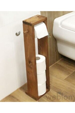 Wc Paper Holder Toilet Paper Holder Wooden Bathroom pecetelikahsap12 - Runo