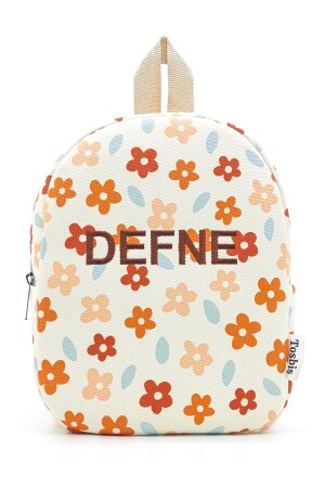 [ WE WRITE THE NAME YOU WANT ] Little Flowers 0-8 Years Old Children's Backpack - Kindergarten-Nursery Bag - Pengi