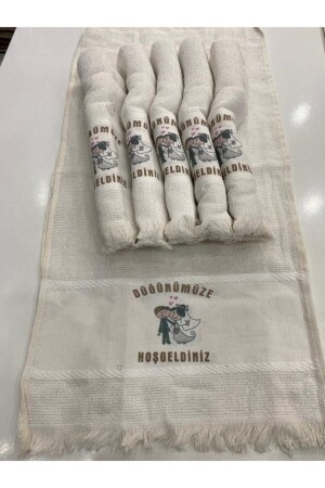 Wedding Towel, 12 Pieces Towel Disposable Towel aks0000000808 - Aksuhome