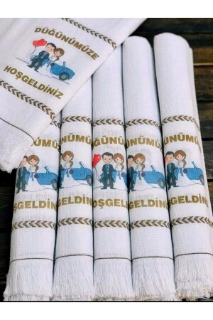 Wedding Towel, Car Towel, Convoy Towel 12 Pack 743 - yörük tuhafiye