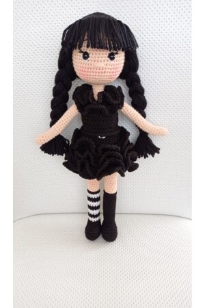 Wednesday Amigurumi Knitted Toy P774S6709 - Toyscity