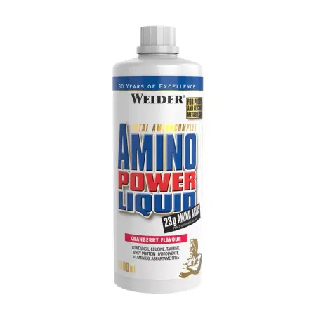 Weider Amino Power Liquid (1000 ml, Cranberry) - Weider