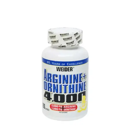 Weider Arginine + Ornithine 4000 (180 Capsules) - Weider