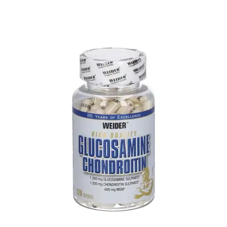 Weider Glucosamine Chondroitin Plus MSM (120 Capsules) - Weider