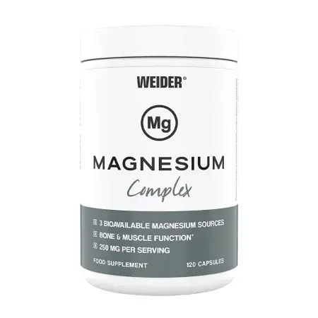 Weider Magnesium Complex (120 Capsules) - Weider